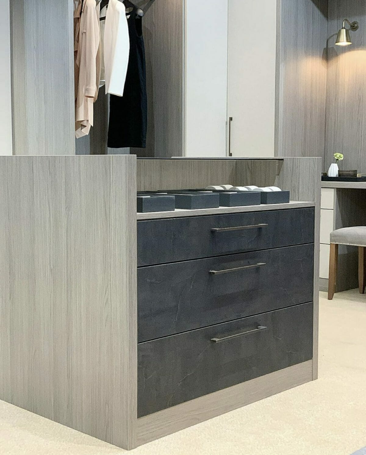 Mayfair bronze drawers