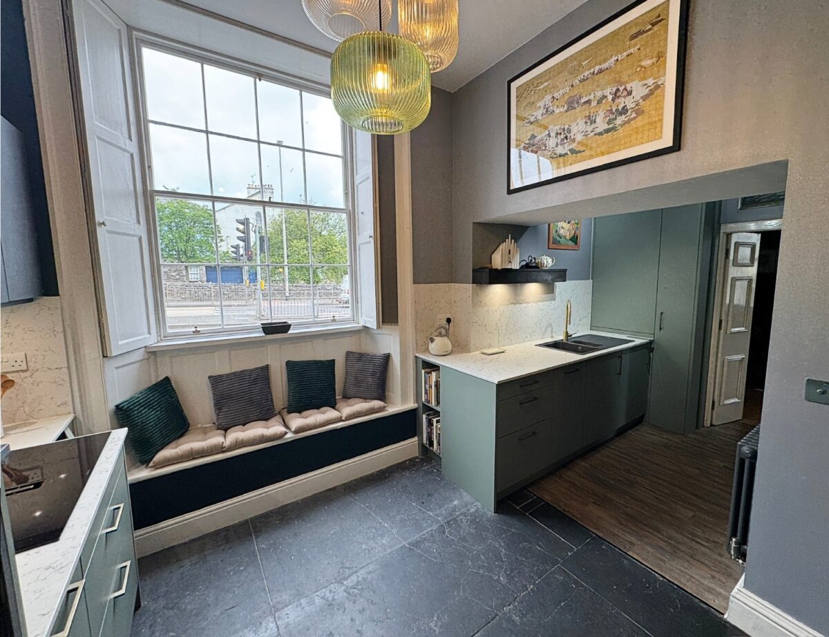 kitchen personalised to the room space